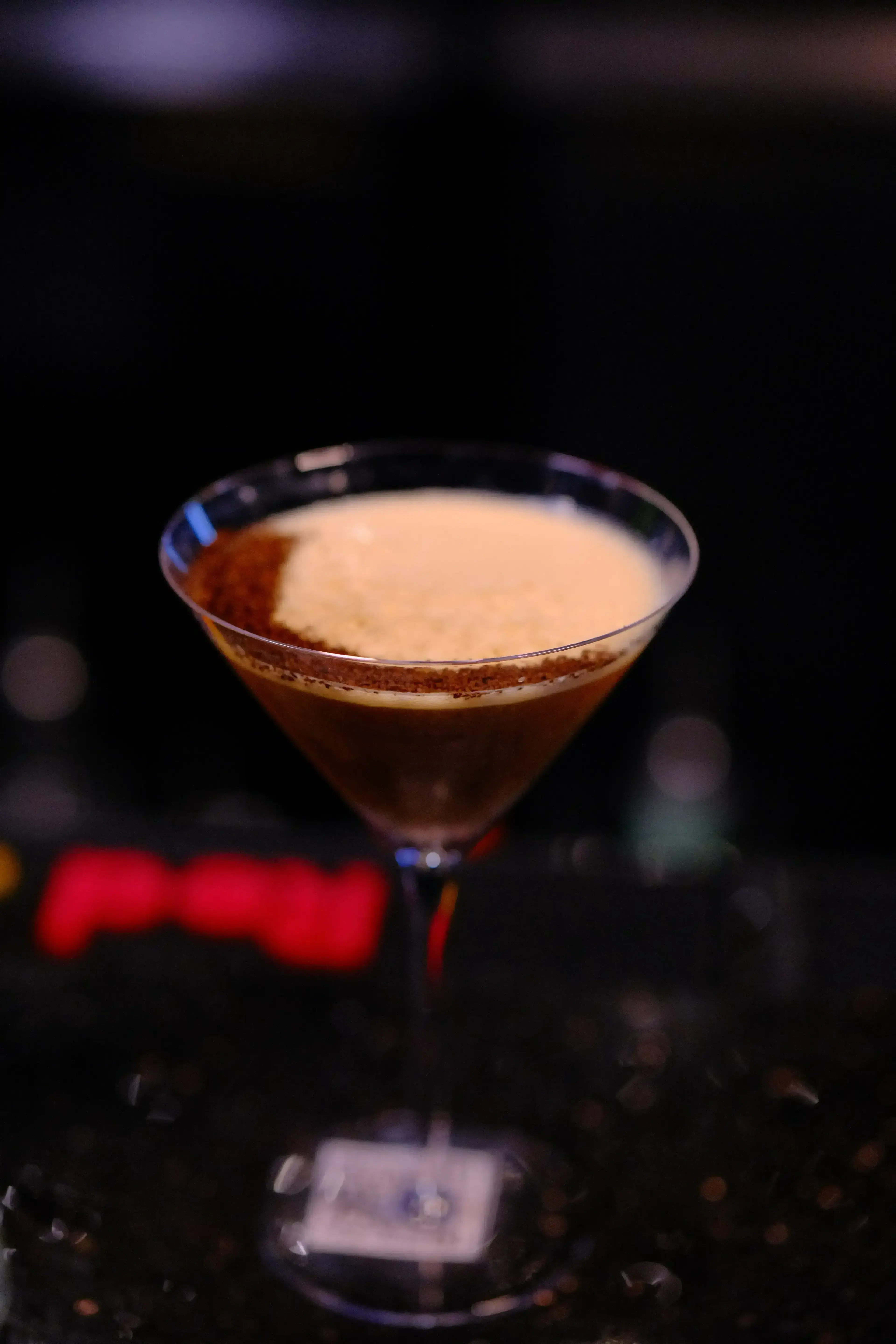 House signature drink garnished at Zen Sushi & Bar, Bellingham WA